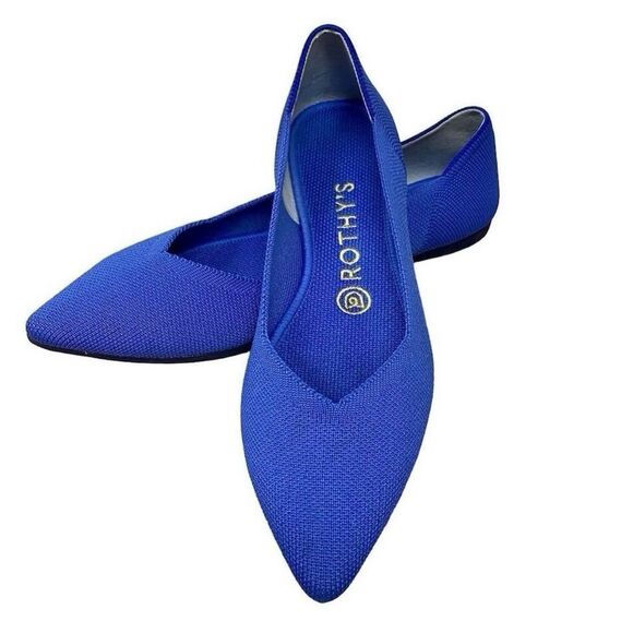 Rothy's Shoes - Rothy's The Point Flats Women's Size 10 Royal Cobalt Blue Slip-On Shoes